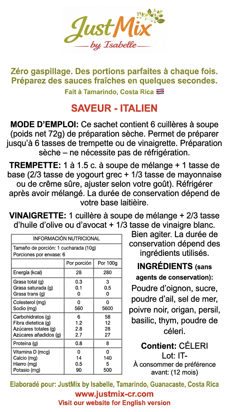 Italian — French sticker