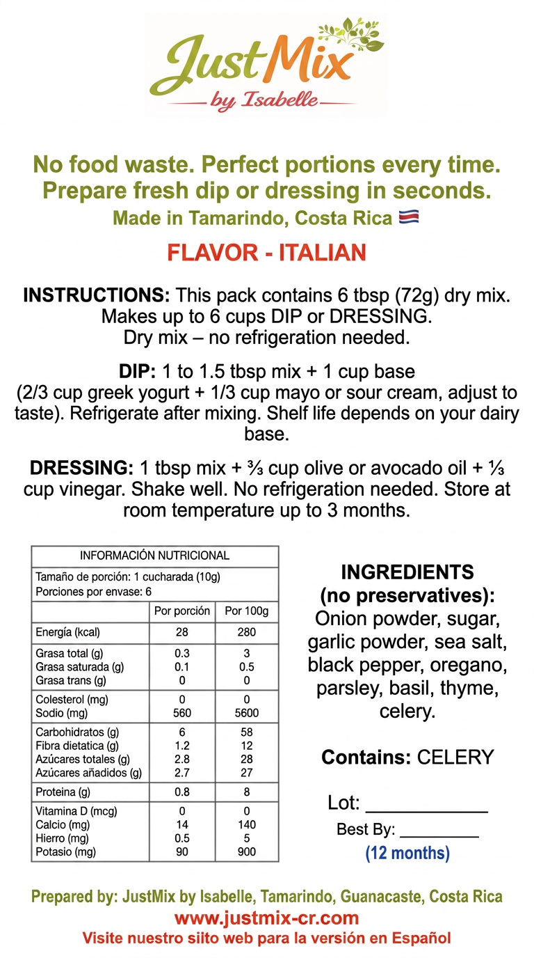 Italian — English sticker